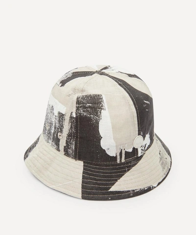 Folk Olio Print Bucket Hat In Olio Print Black