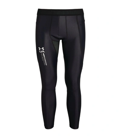Under Armour Iso-chill Perforated Leggings In Black