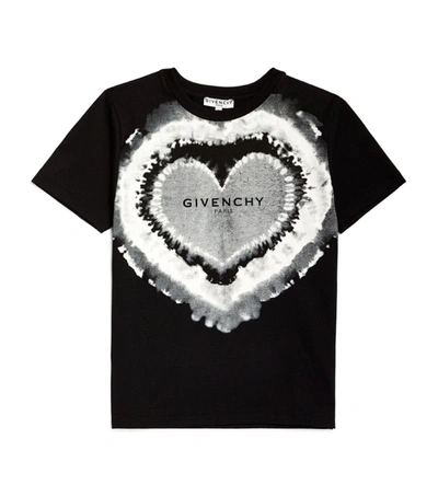 Givenchy Kids Heart Logo T-shirt (4-14 Years) In Black