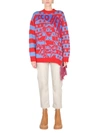 Stella Mccartney Women's Crew Neck Sweater | Size 40 | 603712 In Multicolour