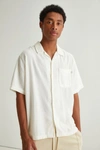 Standard Cloth Liam Crinkle Shirt In White