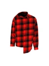 BALENCIAGA BALENCIAGA ASYMMETRIC CHECKED SHIRT