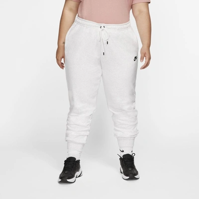 Nike Women's  Sportswear Essential Fleece Pants (plus Size) In Brown