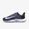 Nike Court Air Zoom Gp Turbo Women's Hard Court Tennis Shoes In Dark Raisin,black,copa,white