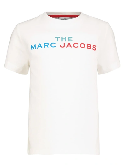 The Marc Jacobs Kids' Logo-print Organic-cotton T-shirt In White