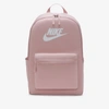 Nike Heritage Backpack In Pink Glaze,black,white