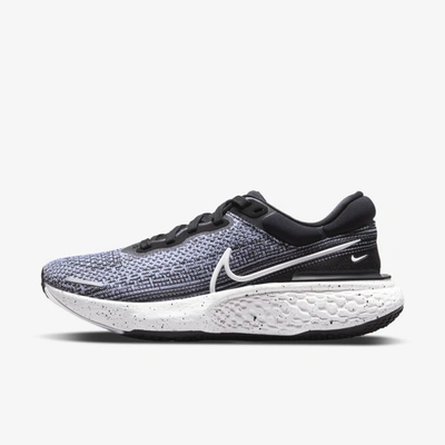 Nike Zoomx Invincible Run Flyknit Women's Road Running Shoes In White/black/white