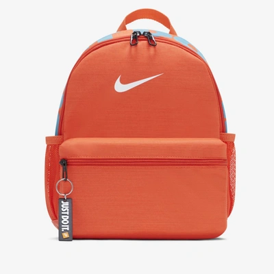 Nike Brasilia Jdi Kids' Backpack In Orange,orange,white