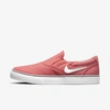 Nike Sb Chron 2 Slip Skate Shoes In Pink Salt,pink Salt,black,white