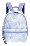 Nike Kids' Just Do It Tie Dye Mini Backpack In Light Thistle/thistle/white