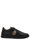 Billionaire Crest Low-top Sneakers In Black