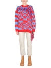 Stella Mccartney Women's Crew Neck Sweater | Size 40 | 603712 In Multicolor