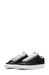 Nike Blazer Low '77 Sneaker In Black/ Red/ Turf Orange