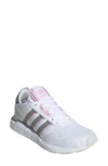 Adidas Originals Swift Run X Sneaker In White/ Solid Grey/ True Pink