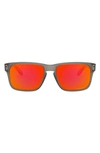 Oakley Holbrook™ 53mm Prizm™ Polarized Rectangular Sunglasses In Grey