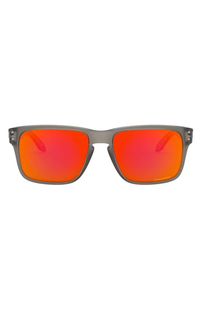 Oakley Holbrook™ 53mm Prizm™ Polarized Rectangular Sunglasses In Grey
