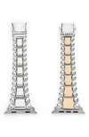 Lagos Smart Caviar Two-tone Stainless Steel And 18k Rose Gold Apple Watch Bracelet, 42mm-49mm In Rose Gold
