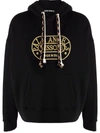 PALM ANGELS X MISSONI HERITAGE LOGO-PRINT RELAXED HOODIE