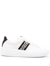 VERSACE GRECA LACE-UP SNEAKERS