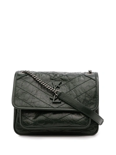 Saint Laurent Baby Niki Shoulder Bag In Grün