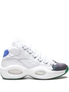 Reebok X Curren$y Question Mid Sneakers In Weiss