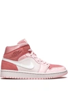 Jordan Air  1 Mid Sneakers In Rosa
