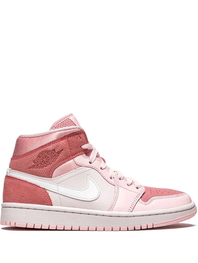 Jordan Air  1 Mid Sneakers In Rosa