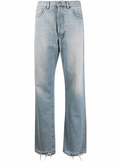 3x1 High-waist Straight Jeans In Blau