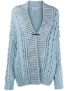 ERMANNO SCERVINO RHINESTONE-EMBELLISHED CARDIGAN