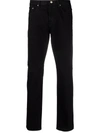 Ps By Paul Smith Dark-wash Slim-fit Jeans In Schwarz