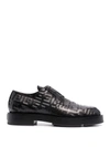 GIVENCHY 4G-MOTIF LACE-UP DERBY SHOES