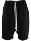 Alchemy Dropped-crotch Knee-length Shorts In Schwarz