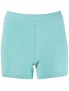 AMI AMALIA KNITTED FITTED SHORTS