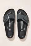 Birkenstock Madrid Big Buckle Sandals In Black