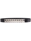 GIVENCHY CHAIN-LINK LEATHER BELT