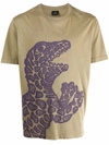 PS BY PAUL SMITH ABSTRACT DINOSAUR PRINT T-SHIRT