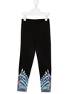 MARCELO BURLON COUNTY OF MILAN WINGS-PRINT LEGGINGS