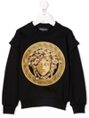 VERSACE MEDUSA HEAD-EMBROIDERED SWEATSHIRT