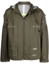 Undercover A-print Hooded Jacket In 绿色