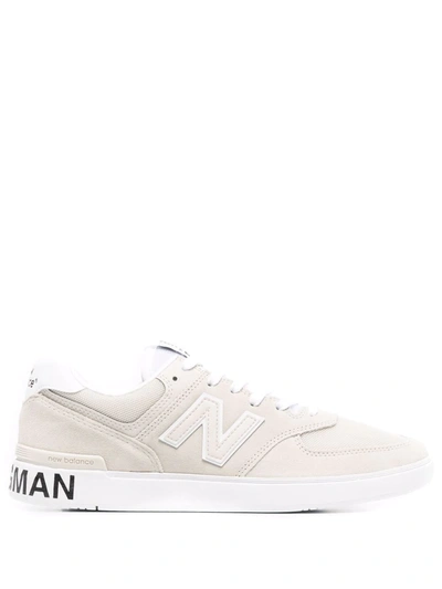 Junya Watanabe Beige New Balance Edition Am574 Sneakers In Beige/white