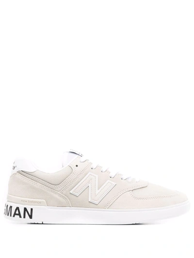 Junya Watanabe X Comme Des Garçons X New Balance Trainers In Beige/white