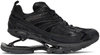 Balenciaga X-pander Suspended-heel Mesh Trainers In 1000 Black