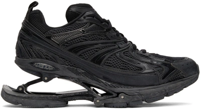 Balenciaga X-pander Suspended-heel Mesh Trainers In Green Dark Green