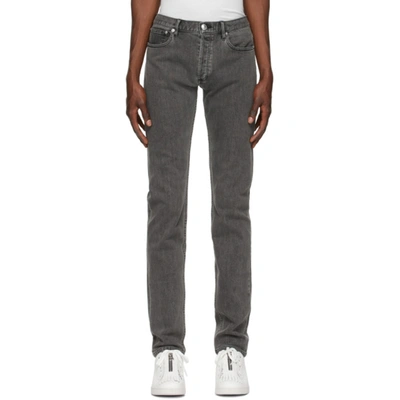 Apc Grey Petit Standard Jeans In Gris