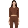 MIAOU BROWN 'THE CARDI' CARDIGAN