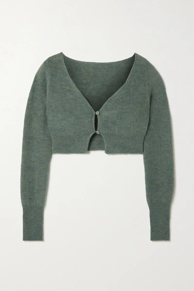 Jacquemus Green La Montagne 'le Cardigan Alzou' Cardigan