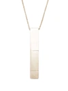 Parts Of Four Usb Pendant Necklace In Grey
