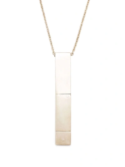 Parts Of Four Usb Pendant Necklace In Grey