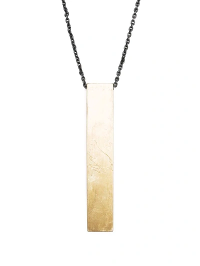 Parts Of Four Wedge Pendant Necklace In Gold