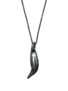 Parts Of Four Bear Tooth Sterling Silver Necklace In Silver